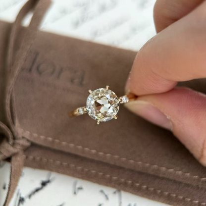 Sonora-Champagne Old European Cut Lab Grown Diamond Ring