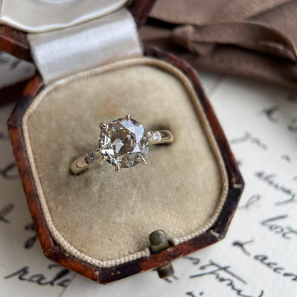Sonora-Champagne Old European Cut Lab Grown Diamond Ring