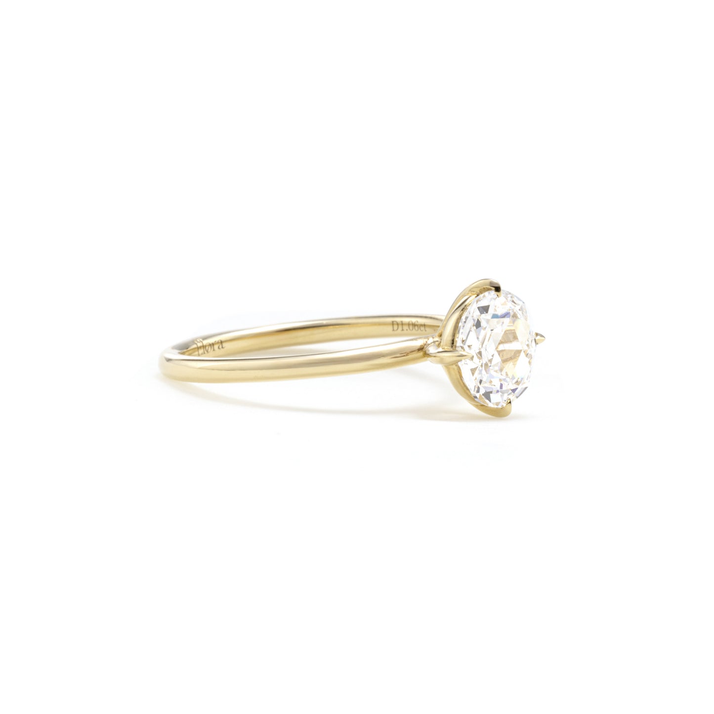 Sonia-Round Rose Cut Lab Grown Diamond Ring