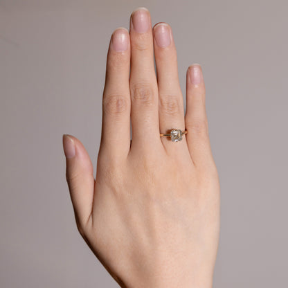 Luca-Asscher Cut Lab Grown Diamond Ring, Rings