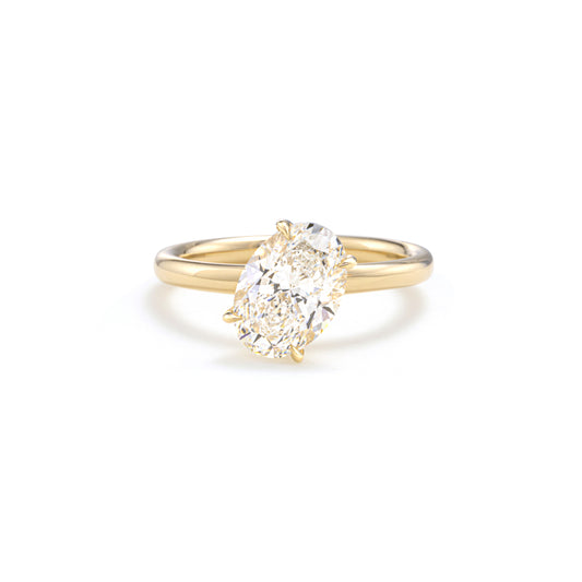 Mirela -Oval Cut Lab Grown Diamond Ring