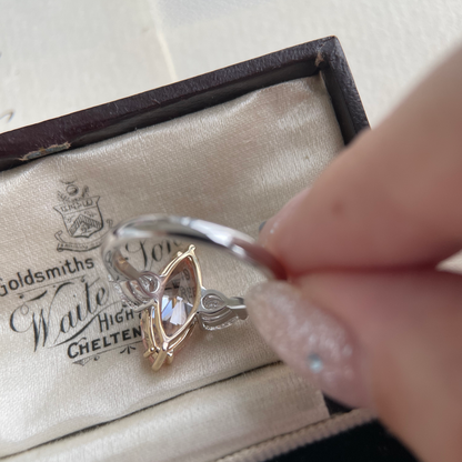 Alaia - Pink Marquise Cut Lab Grown Diamond Ring