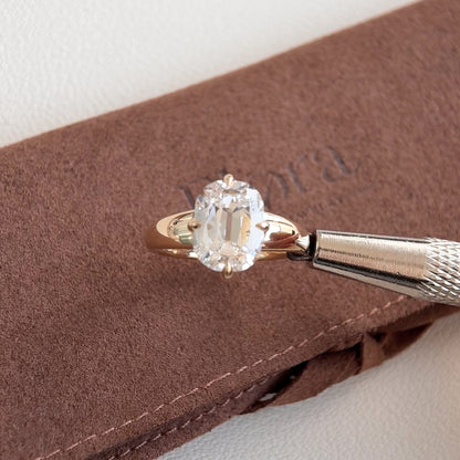 Sintra-3.26ct Old Mine Cut Lab Grown Diamond Engagement Ring