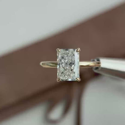 Nora-2.07ct Radiant Cut Lab Grown Diamond Ring