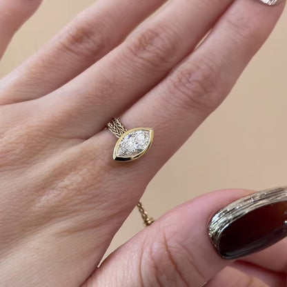 Faith-Marquise Lab Grown Diamant Ring