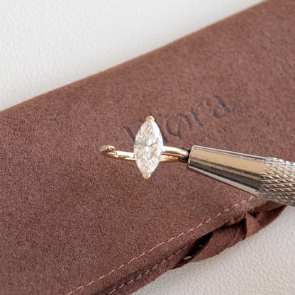 Lottie-1.02ct Marquise Cut Lab Grown Diamond Ring