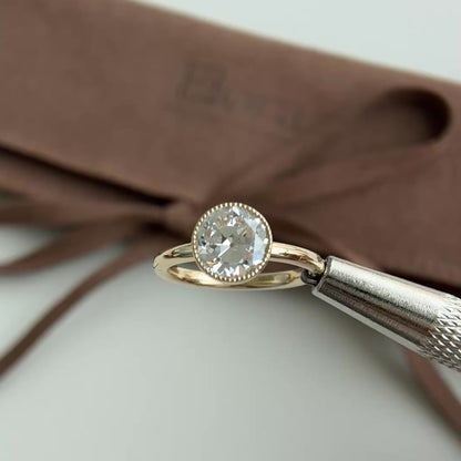 Wade-2.02ct Old European Cut Lab Grown Diamond Engagement Ring
