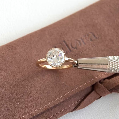 Wade-2.02ct Ring mit im Labor gezüchtetem Diamanten im Altschliff